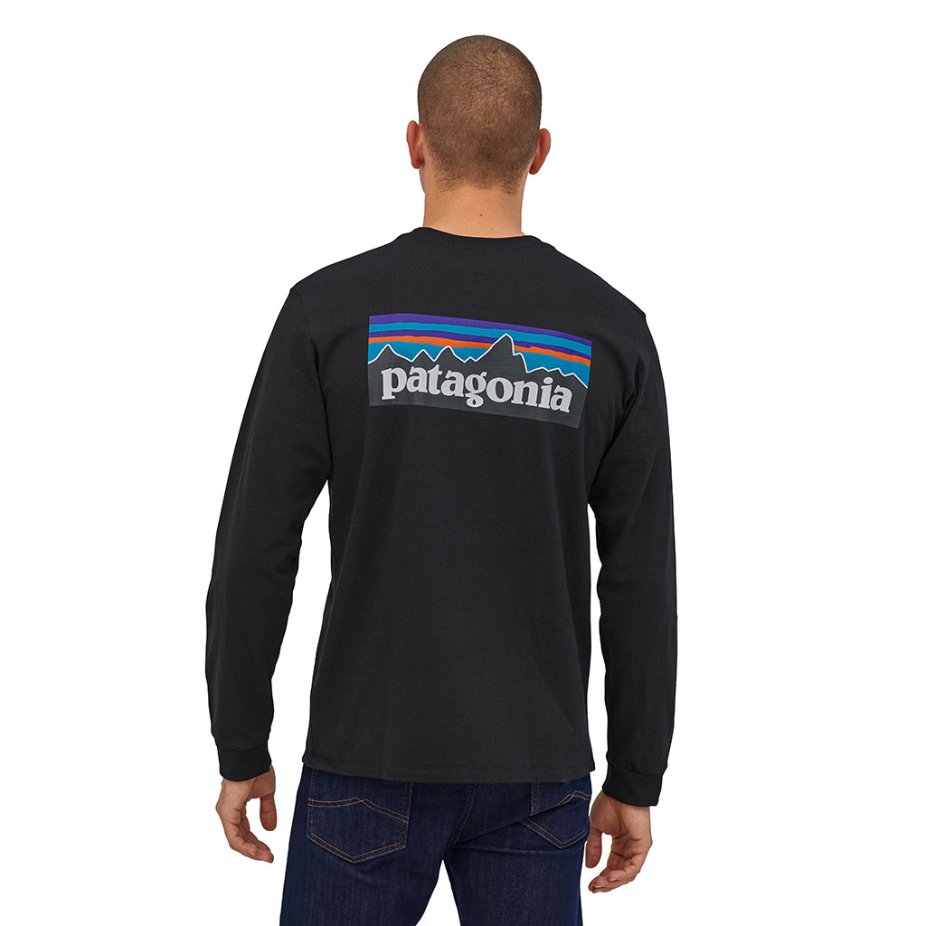 Patagonia Men's Long-sleeve P-6 Logo Responsibili-Tee — view 3