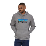 Patagonia Men's P-6 Logo Uprisal Hoody gravel heather model front