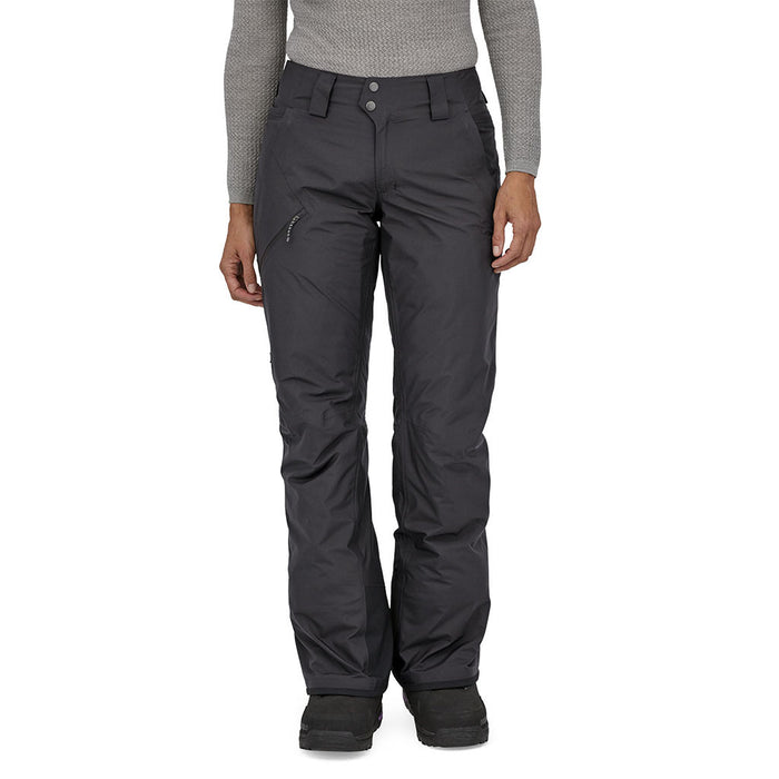 Patagonia Women's Insulated Powder Town Pants - Reg BLK model front