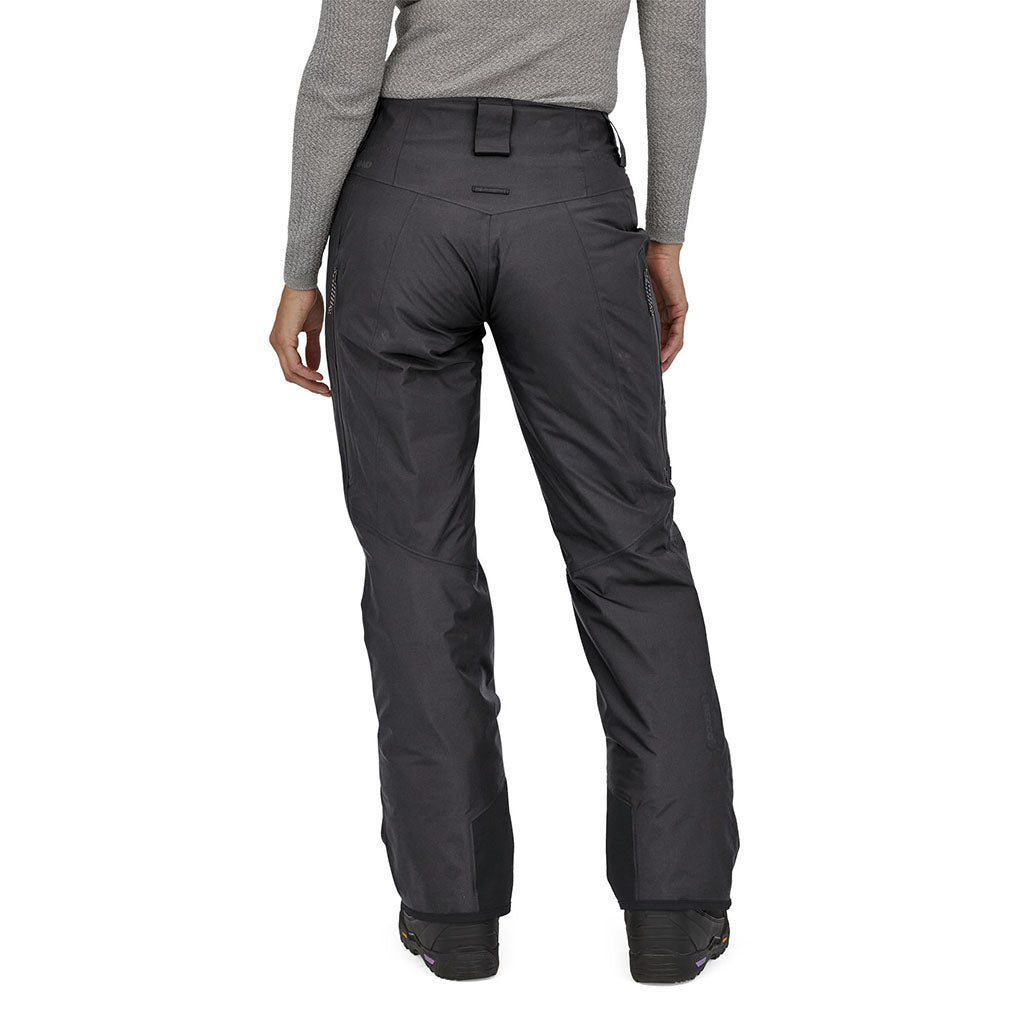 Patagonia Women's Insulated Powder Town Pants - Reg BLK model back