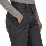 Patagonia Women's Insulated Powder Town Pants - Reg BLK detail 2