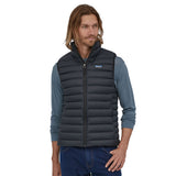 Patagonia Men's Down Sweater Vest black model front