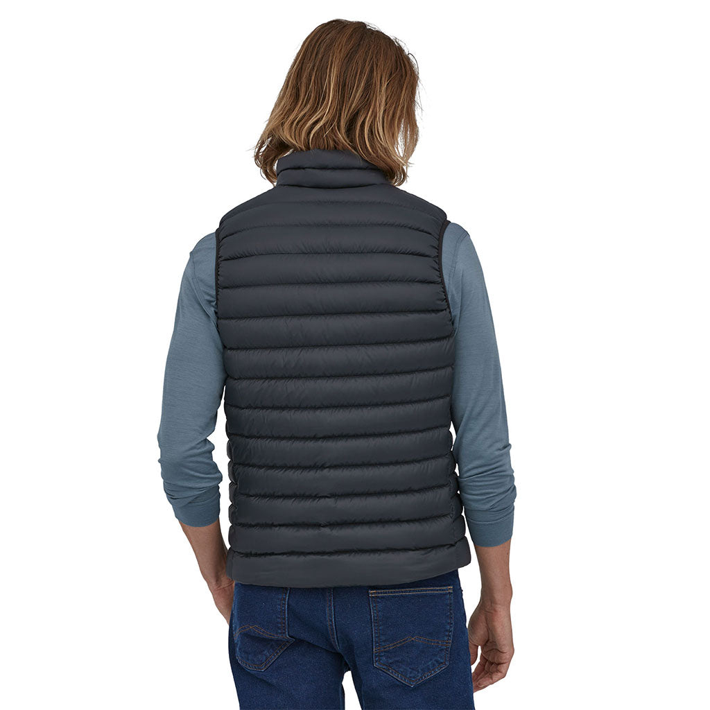 Patagonia Men's Down Sweater Vest black model back