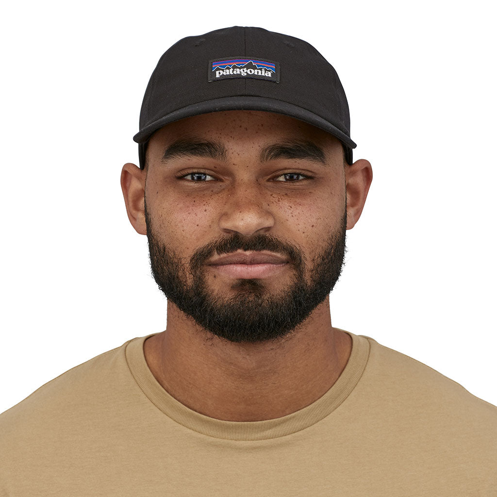 Patagonia P-6 Label Trad Cap black model front