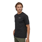 Patagonia Men's P-6 Logo Responsibili-Tee - Black Model 1