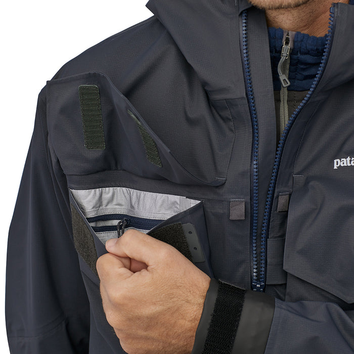 Patagonia Men's SST Fly Fishing Jacket - smolder blue detail 4
