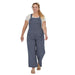 Patagonia Women's Stand Up Cropped Overalls SMDB model 2 front
