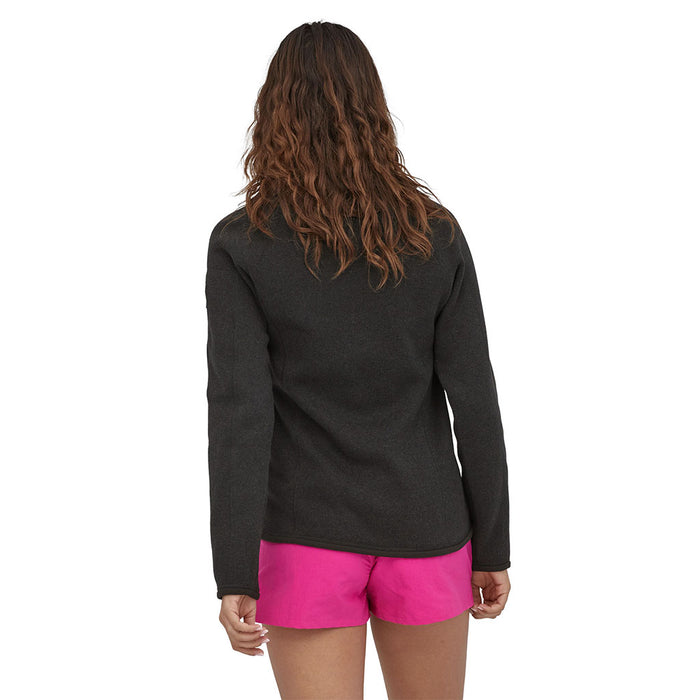 Patagonia Women's Better Sweater 1/4 Zip black model back