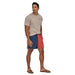Patagonia Men's Baggies Shorts - 5 in. harlequin: sumac red model full