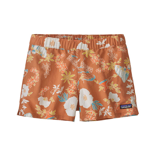 Patagonia Women's Barely Baggies Shorts - 2 1/2 in. climb hike surf: toasted peach hero