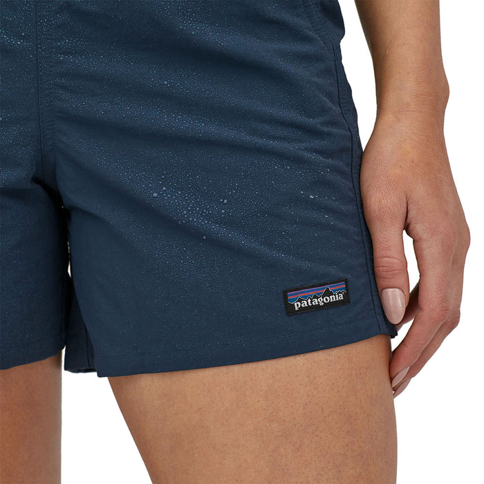 Patagonia Women's Baggies Shorts - 5 in. tidepool blue logo