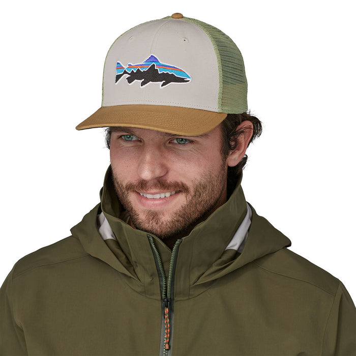Patagonia Fitz Roy Trout Trucker Hat WITN model front