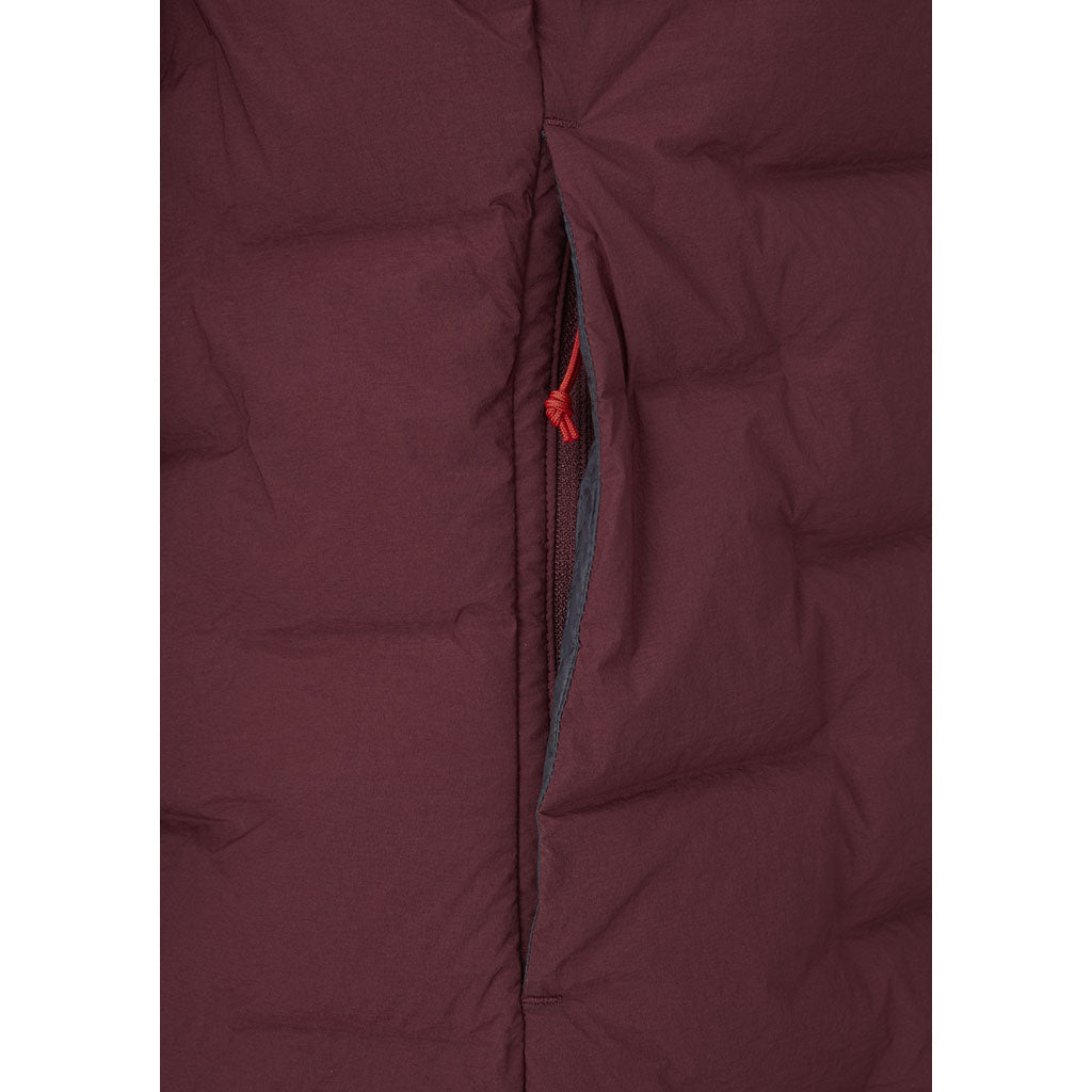 Rab Women's Cubit Stretch Down Hoody deep heather detail 9