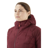 Rab Women's Cubit Stretch Down Hoody deep heather detail 1