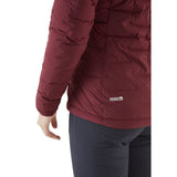 Rab Women's Cubit Stretch Down Hoody deep heather detail 3