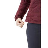 Rab Women's Cubit Stretch Down Hoody deep heather detail 5
