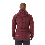 Rab Women's Cubit Stretch Down Hoody deep heather model back