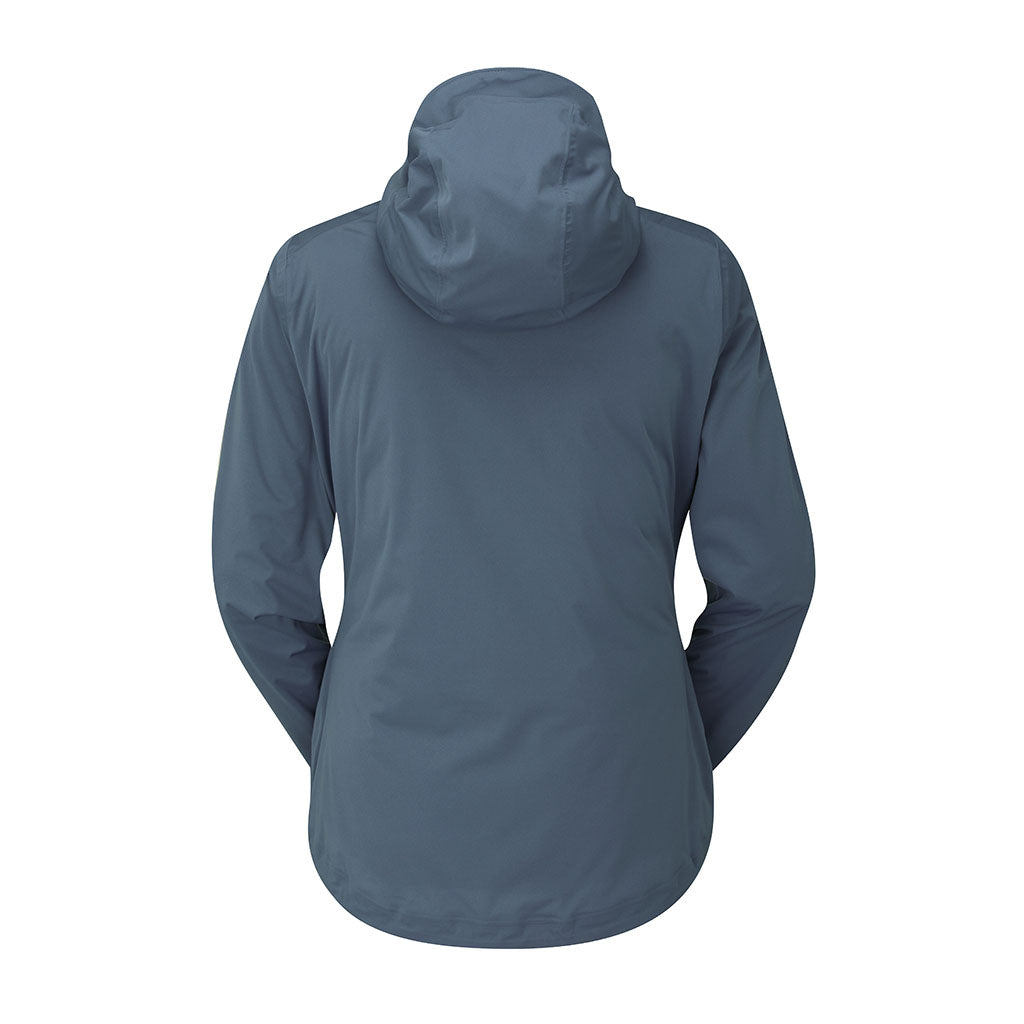 Rab Women's Kinetic 2.0 Waterproof Jacket orion blue back