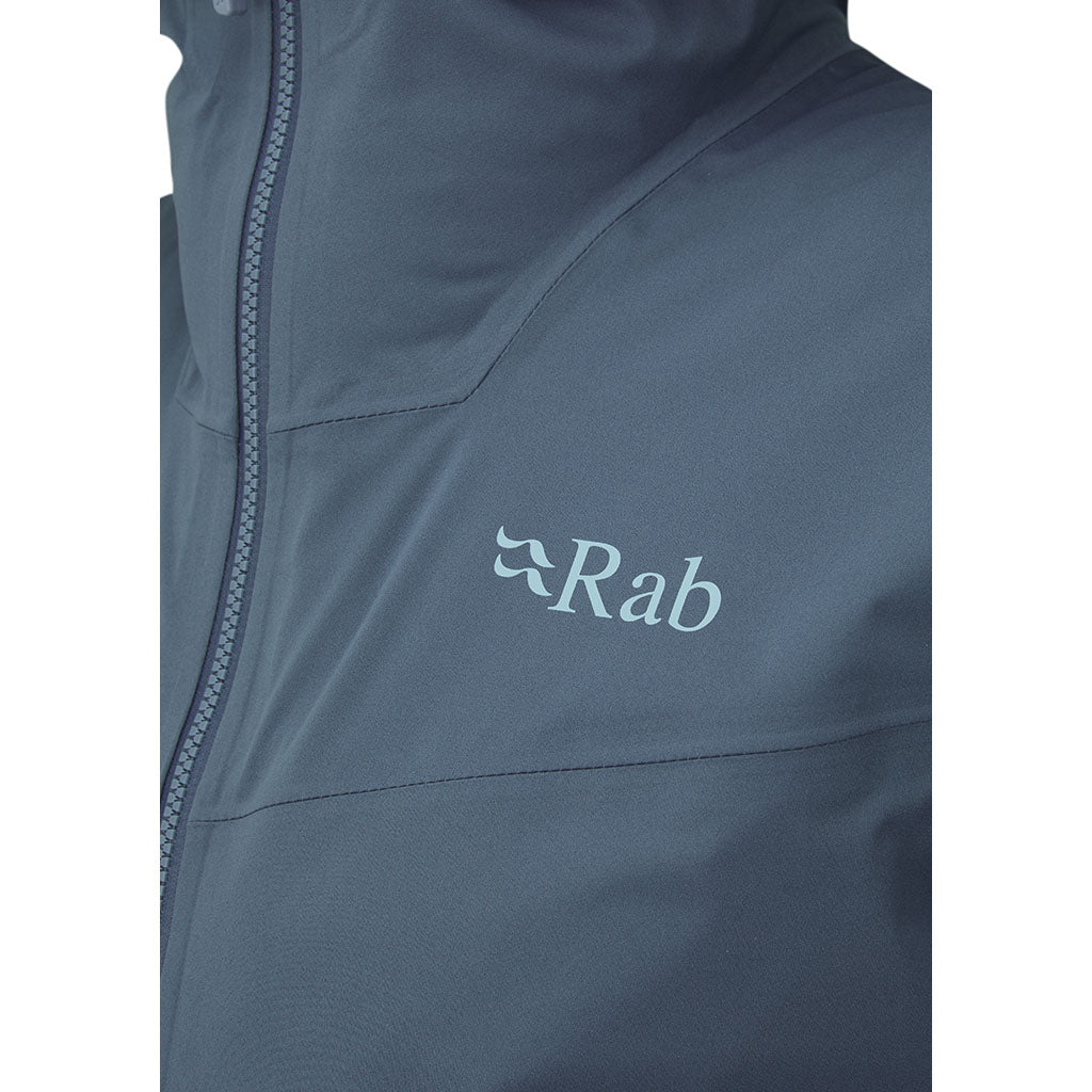 Rab Women's Kinetic 2.0 Waterproof Jacket orion blue detail 8