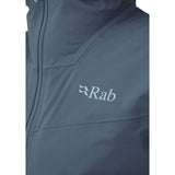 Rab Women's Kinetic 2.0 Waterproof Jacket orion blue detail 8