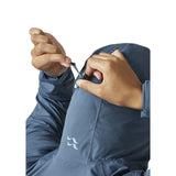 Rab Women's Kinetic 2.0 Waterproof Jacket orion blue detail 6