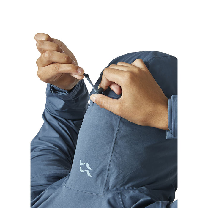 Rab Women's Kinetic 2.0 Waterproof Jacket orion blue detail 6