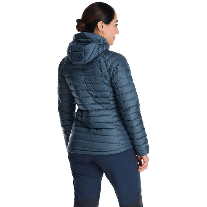 Rab Women's Microlight Alpine Jacket orion blue model back
