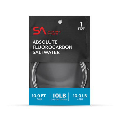 Scientific Anglers Absolute Fluorocarbon Saltwater 10' Tapered Leader - Single Pack
