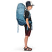 Osprey Ace (38L) - Kid's Hiking Backpack blue hills model side
