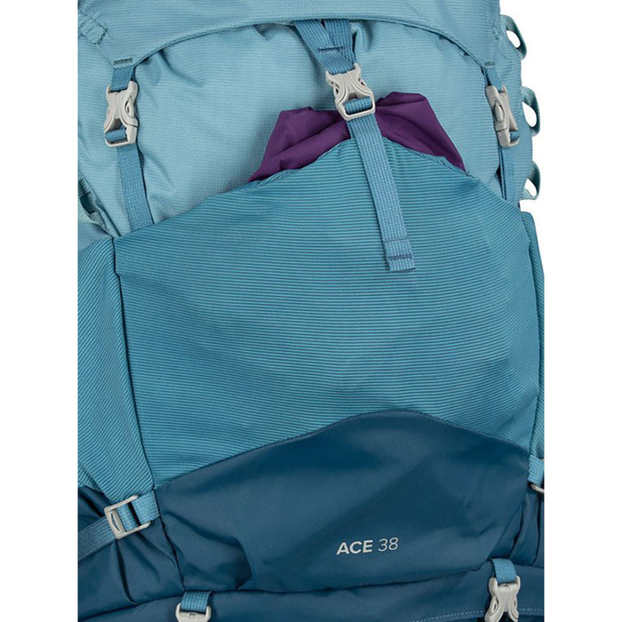 Osprey Ace (38L) - Kid's Hiking Backpack blue hills detail 1