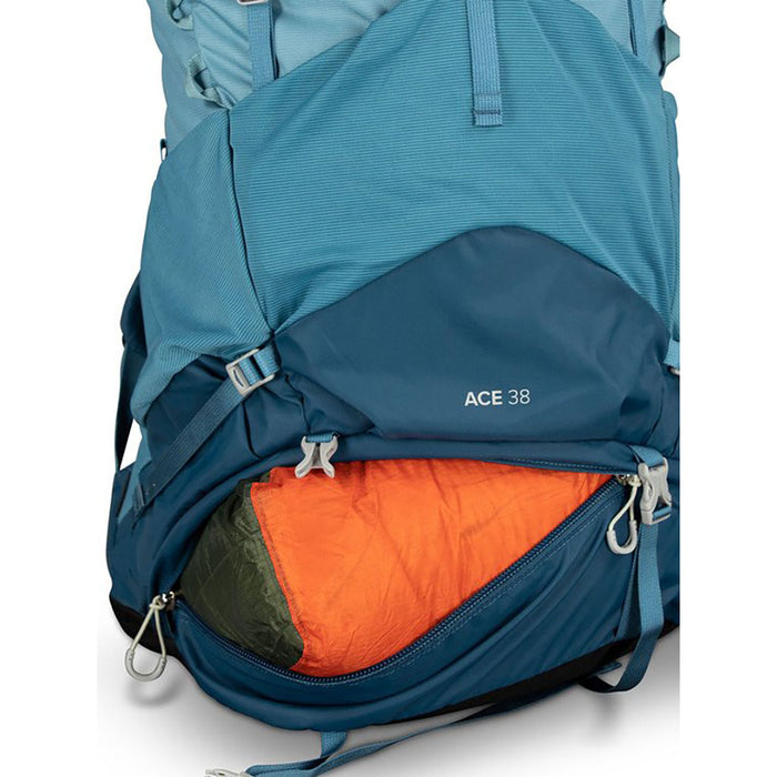 Osprey Ace (38L) - Kid's Hiking Backpack blue hills detail 8