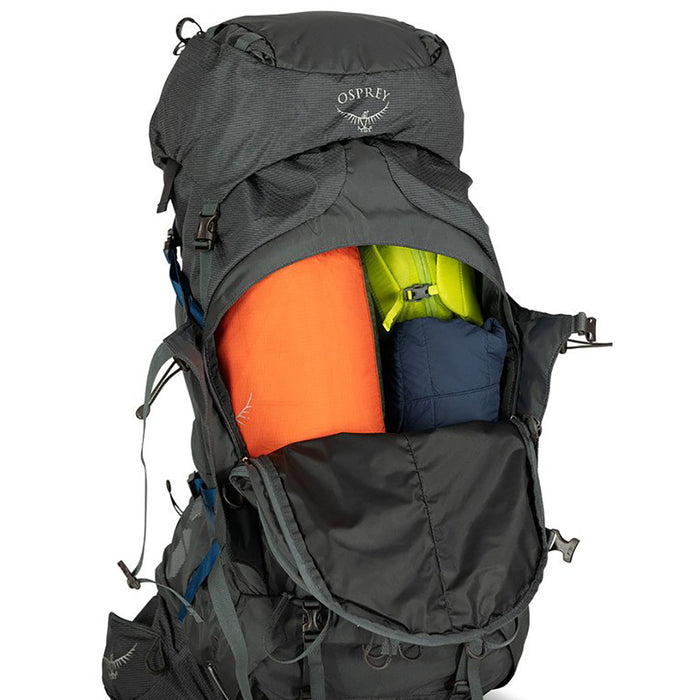 Osprey Aether Plus Series - Hiking Backpack - eclipse grey detail 2