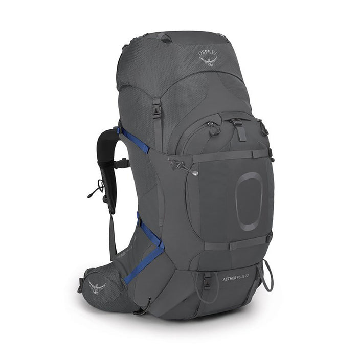Osprey Aether Plus Series - Hiking Backpack - eclipse grey hero