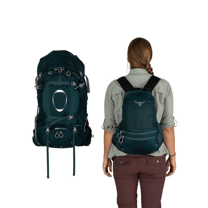 Osprey Ariel Plus Series - Women's Hiking Backpack 70 night blue detail 4