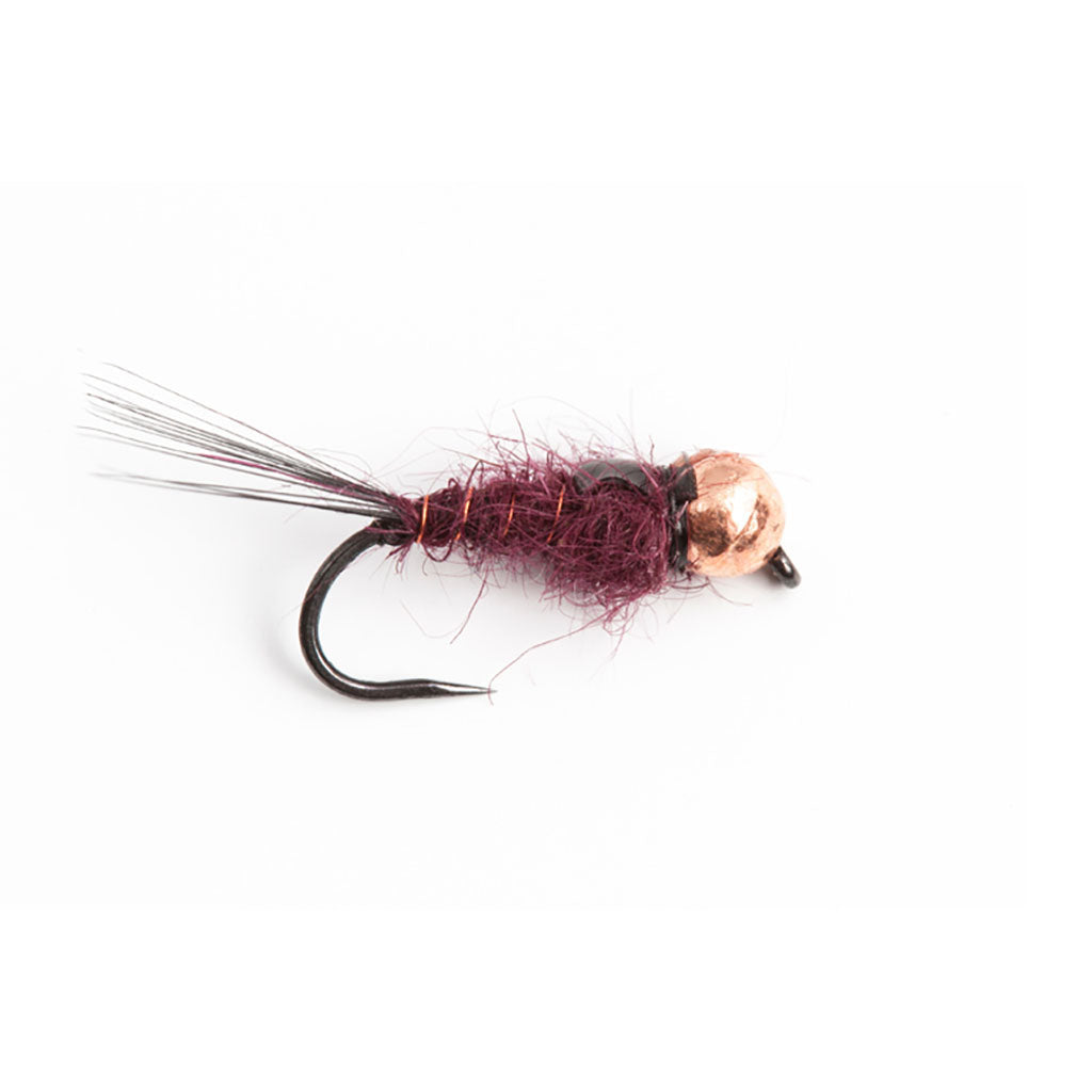 Fulling Mill Christopher Bassano's Claret Nymph Copper Bead