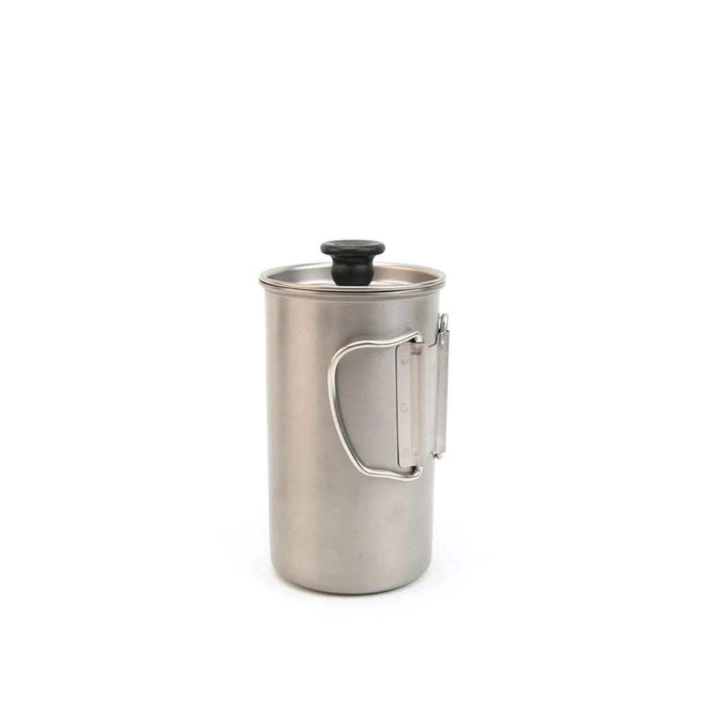 Snow Peak Titanium French Press packed