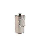 Snow Peak Titanium French Press packed