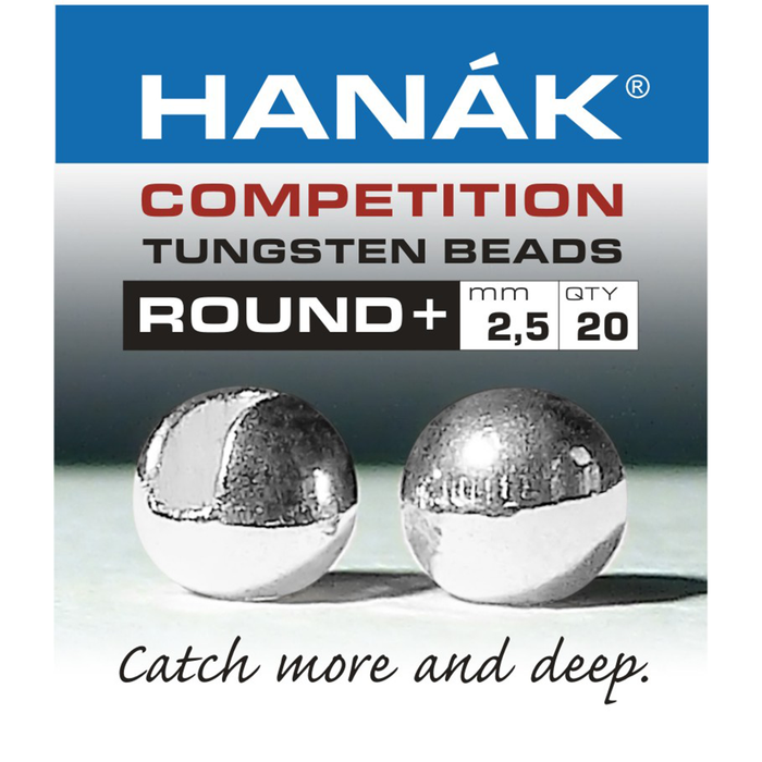 Hanak Competition Tungsten Beads / Round+ (20PCS)