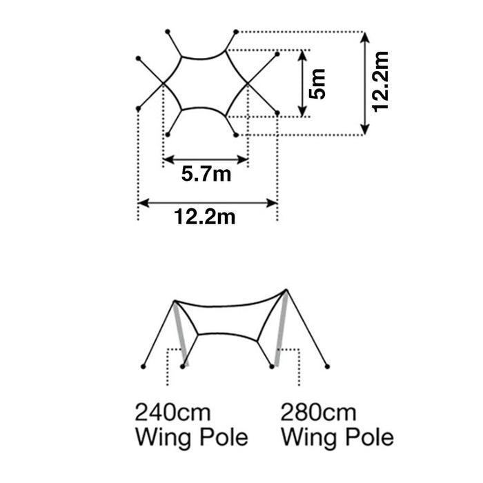 Snow Peak Hexa Tarp