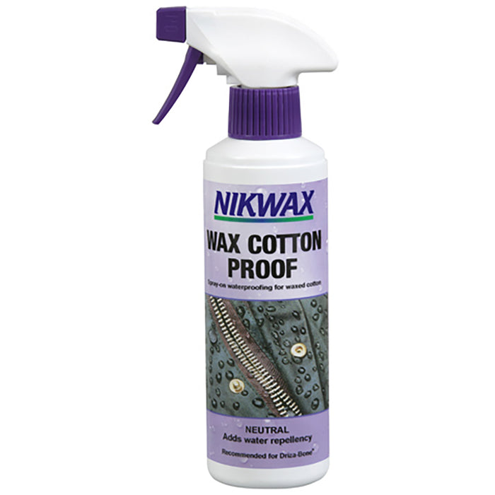 Nikwax Wax Cotton Proof spray-on waterproofing for Waxed Cotton - hero