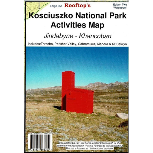 Rooftops Kosciuszko National Park Activities Map cover