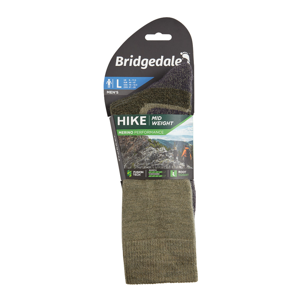Bridgedale Men's Hike Midweight Merino Performance Socks — view 3