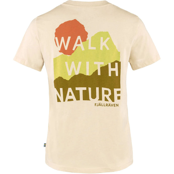 Fjallraven Women's Nature T-Shirt chalk white back