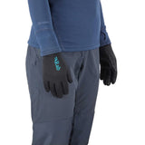 Rab Women's Power Stretch Contact Grip Glove black detail 6