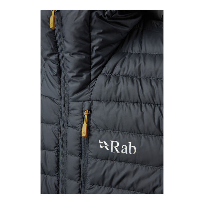 Rab Men's Microlight Alpine Down Jacket - beluga detail 3
