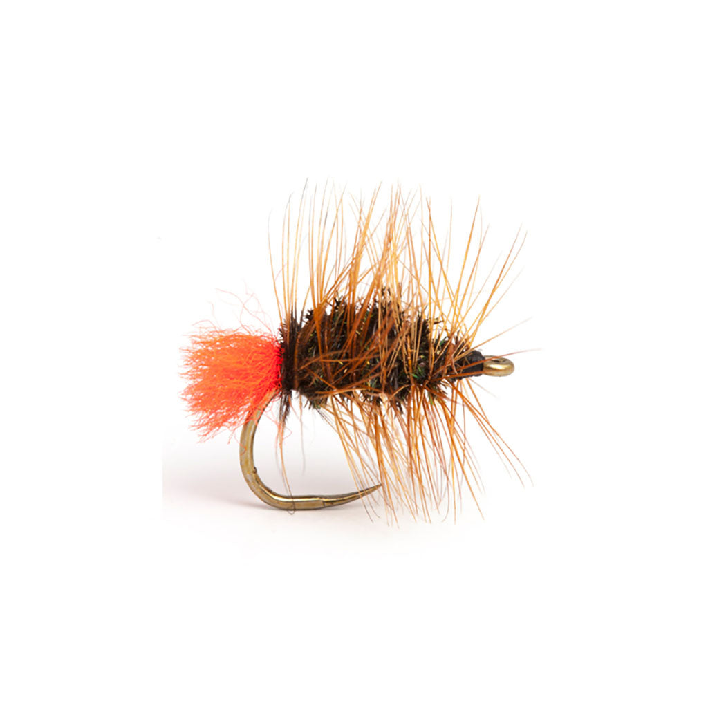 Fulling Mill Christopher Bassano's Palmered Orange Tag