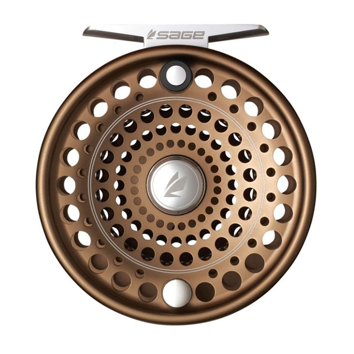 Sage Trout Spey Fly Reel - bronze detail 1