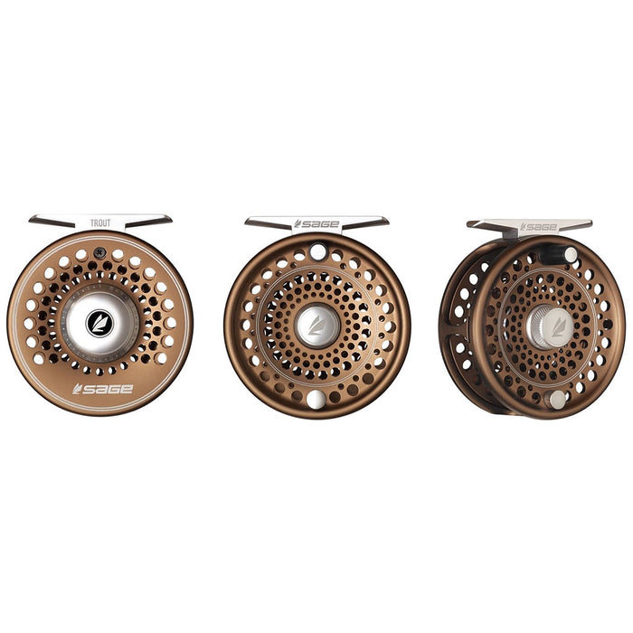 Sage Trout Fly Reel - bronze detail 2
