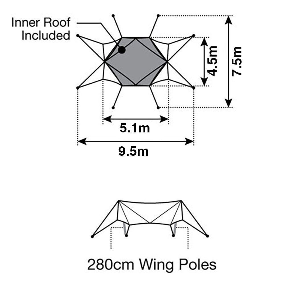 Snow Peak Takibi Tarp Octa — Tom's Outdoors