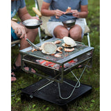 Snow Peak Pack & Carry Fireplace Starter Kit cooking